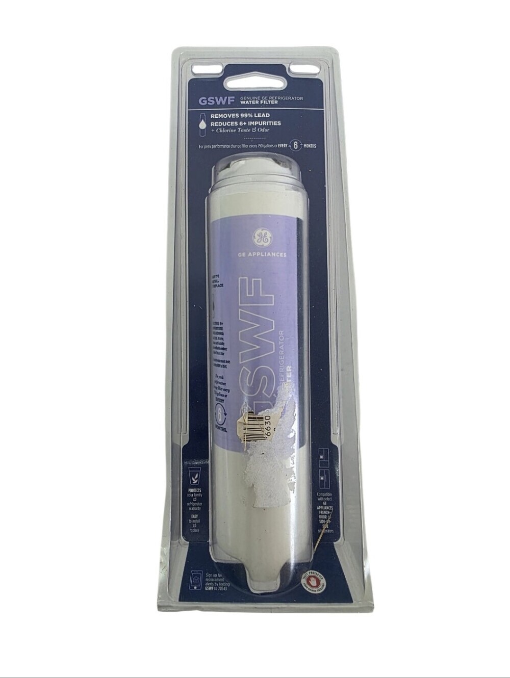 GE GSWFDS Appliances SmartWater Refrigerator Replacement Filter For GE GSWF NEW